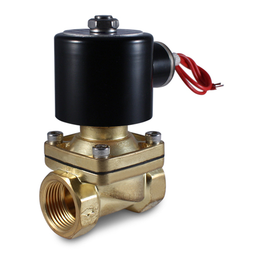 BRASS LIQUID SOLENOID VALVE 12V 3/4"